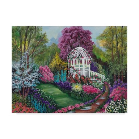 Bonnie B Cook 'Paradise Garden' Canvas Art,14x19